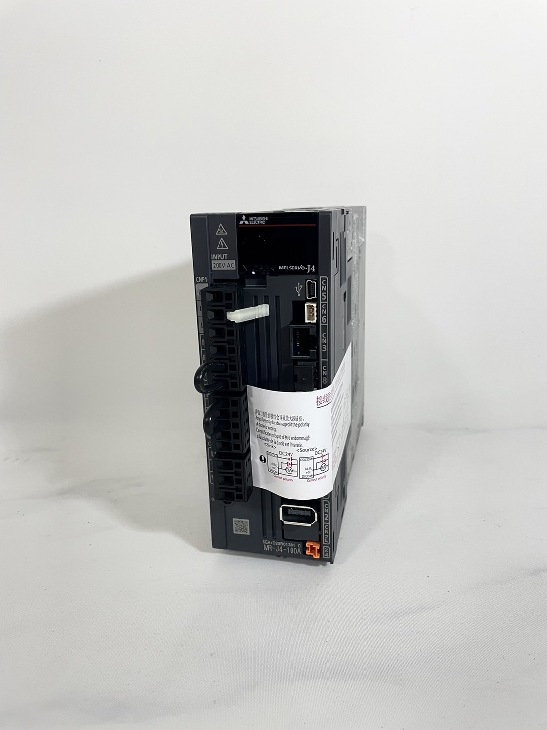MITSUBISHI AC SERVO Drive MODEL:MR-J4-100A 1KW, 220VAC