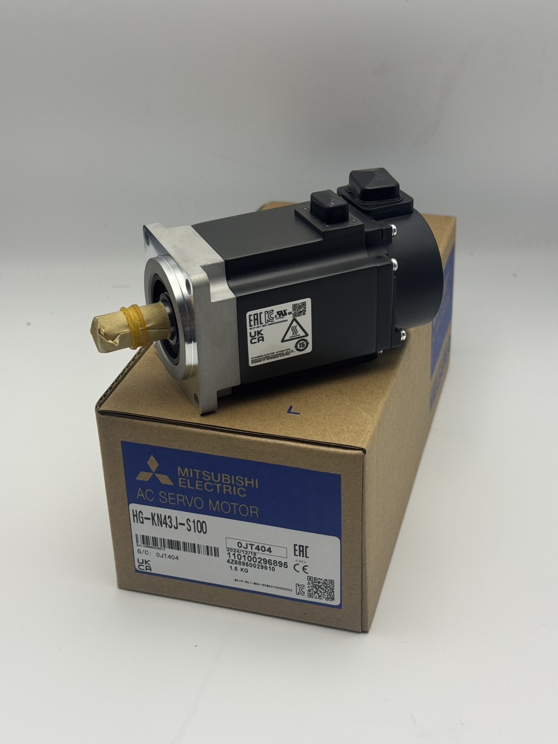 Mitsubishi Servo Motor Model:HG-KN43J-S100 400W with out Brake