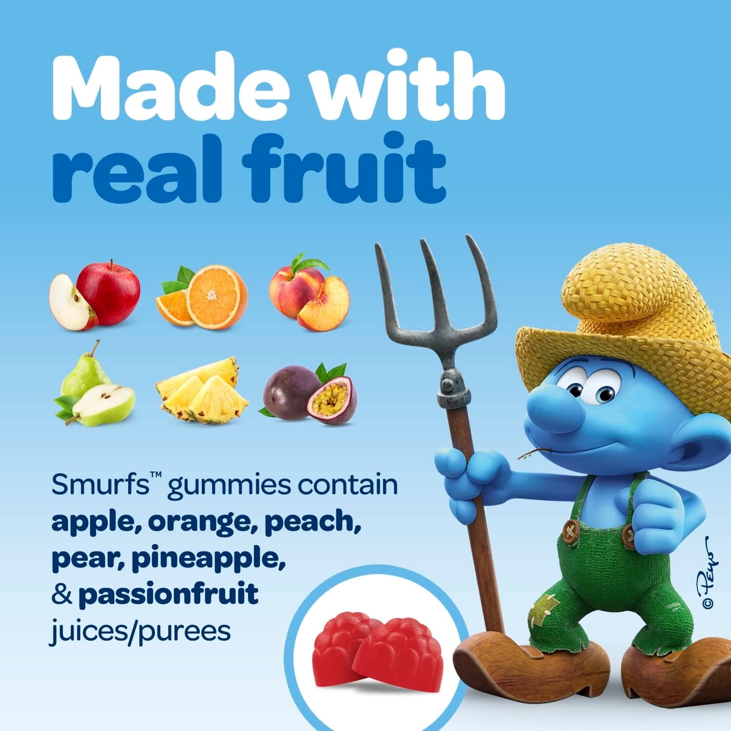 กัมมี่เสริมการนอนหลับสำหรับเด็ก The SMURFS Kids Gummy - Restful Sleep