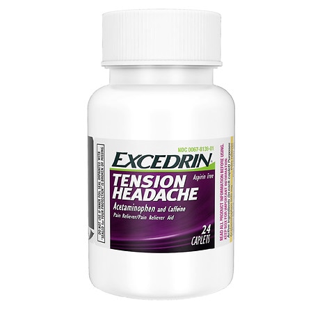 ยาบรรเทาอาการปวดศีรษะจากความตึงเครียด gsk Excedrin Tension Headache (24 Caplets)