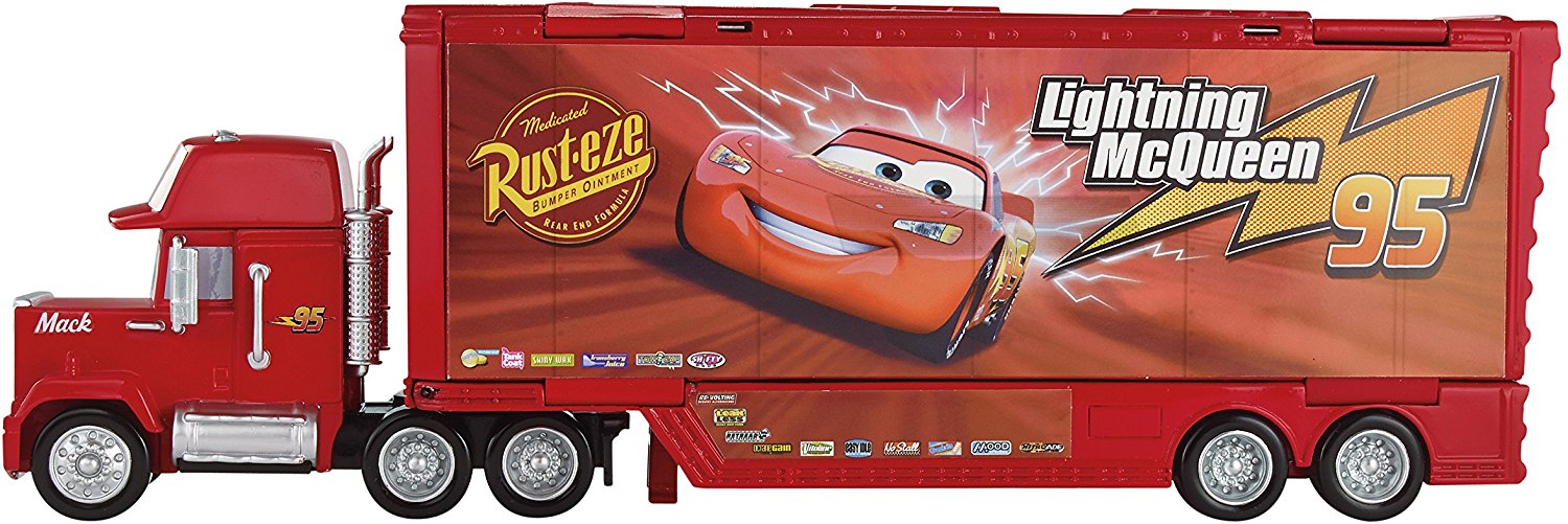 กล่องรถพร้อมกิจกรรมซ่อมบำรุงรถยนต์ Disney Pixar Cars Wheel Action Drivers Mack Playset