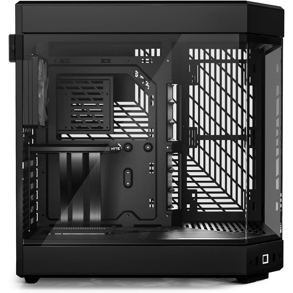 HYTE Y60 Modern Aesthetic Dual Chamber Panoramic Tempered Glass Mid-Tower ATX Computer Gaming Case with PCIE 4.0 Riser