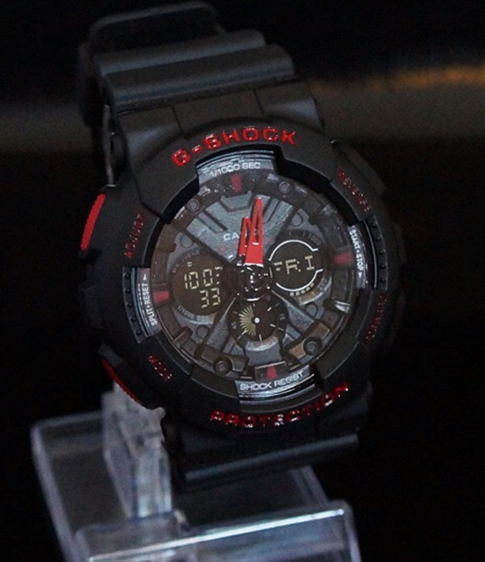 นาฬิกา G-Shock AAA รุ่น Limited Edition หน้าปัดแดง 2 ระบบ ทน หาไม่ได้อีกแล้ว ถูกสุดๆ