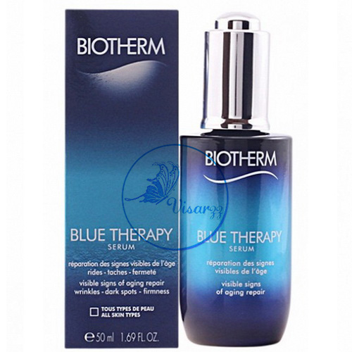 (ลดพิเศษมากกว่า 35%) Biotherm Blue Therapy Serum 50mL ซีรั่มสีทองคำขาว เนื้อบางเบา ซึมซาบเร็ว อัดแน่นด้วยอณูประกายมุกขับผิวให้เปล่งปลั่ง