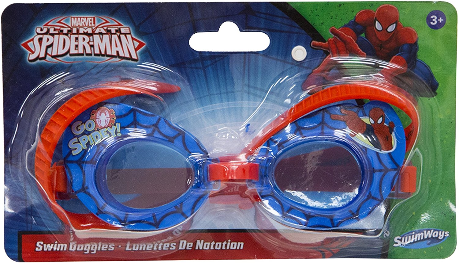 แว่นตาว่ายน้ำสำหรับเด็ก SwimWays Swim Goggles (Marvel Ultimate Spider-Man)