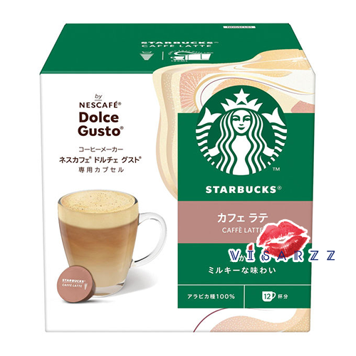 BBE.03/25 (Caffe Latte) Starbucks Capsule Dolce Gusto x12 Capsules แคปซูล สตาร์บัคส์