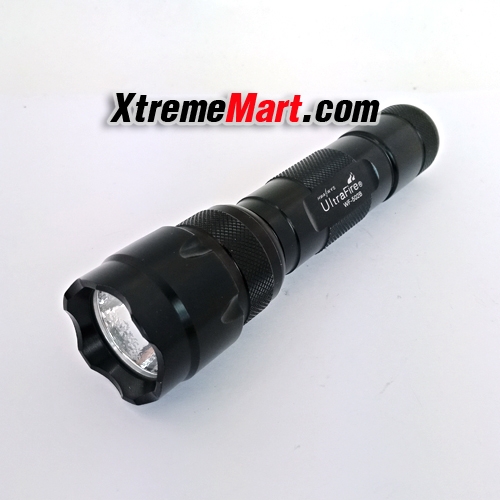 ชุดเซตไฟฉาย UV Ultrafire รุ่น WF-502B ของแท้ 100% LED 2 Chips High Power แสงสีม่วง 395-405nm พร้อมแบตเตอรี่และเครื่องชาร์จ (สีดำ)