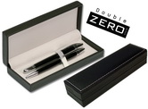 กิ๊ฟเซ็ทปากกาโลหะ Duo Zero Black หมึกซึมดำ+ลูกลื่นน้ำเงิน+กล่องหนัง
