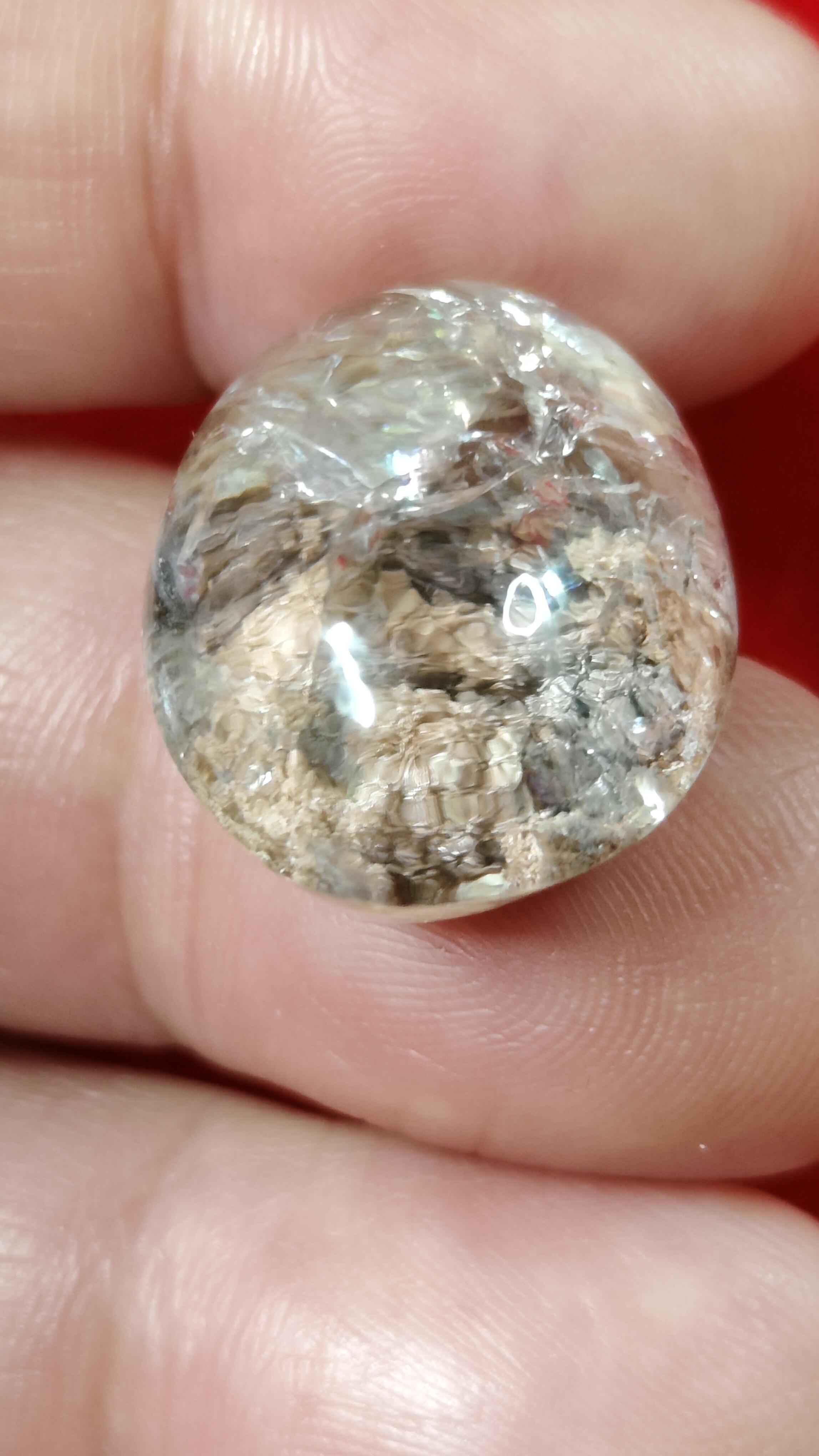 #แก้วโป่งข่าม(แก้วปวก,แก้วเข้าแก้วประกายรุ้ง)รหัสg-0040