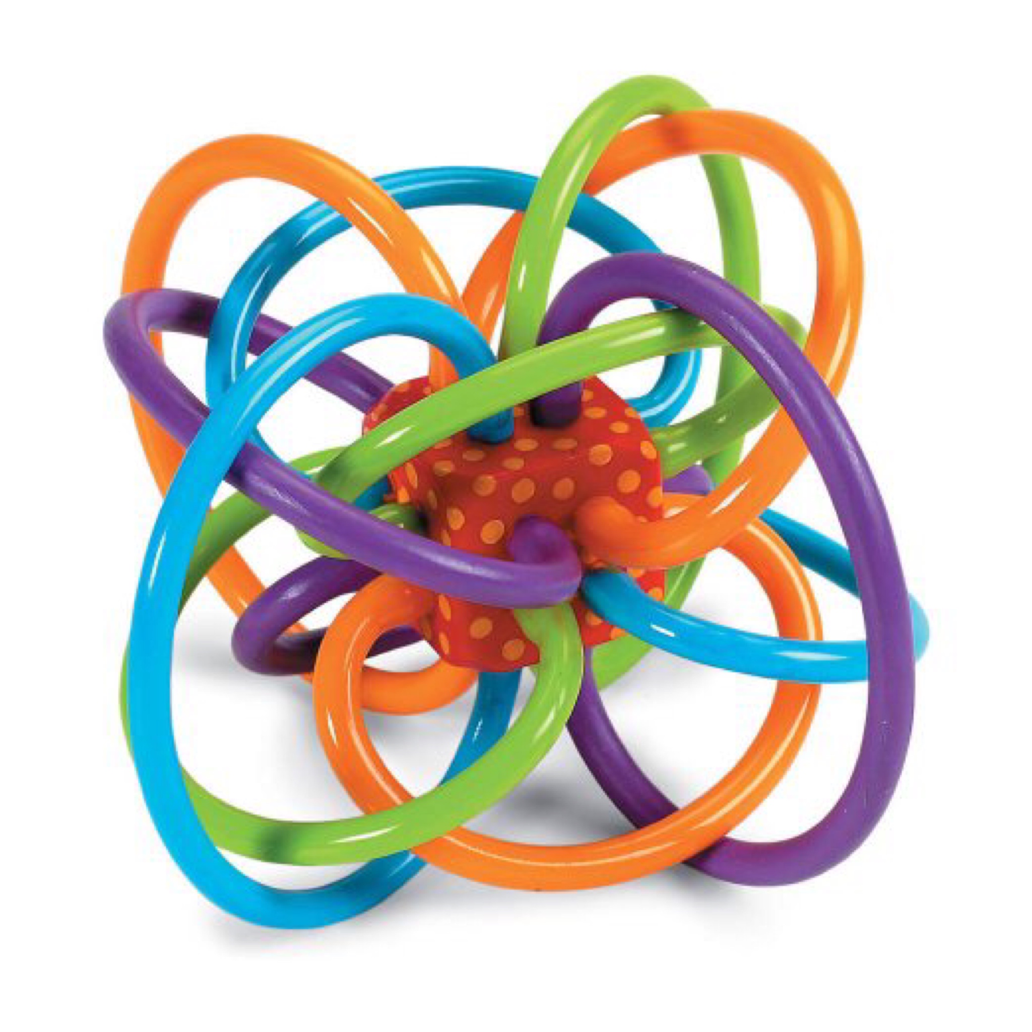 ยางกัดทรงลูปเสริมพัฒนาการ The Manhattan Toy Winkel Rattle and Sensory Teether