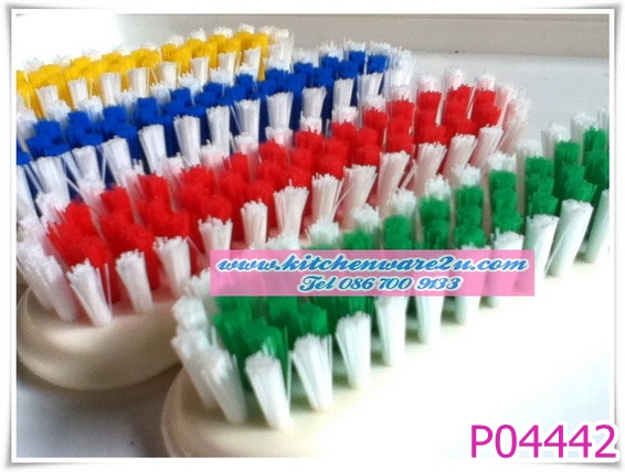P04442 แปรงพลาสติก ขนไนล่อน ราคาส่งต่อโหล: 12 อัน (คลิ๊กที่สินค้าเพื่อดูรายละเอียด)