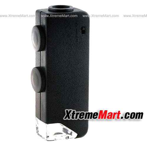 กล้อง Microscope ซูม 60X-100X with LED Illumination Light