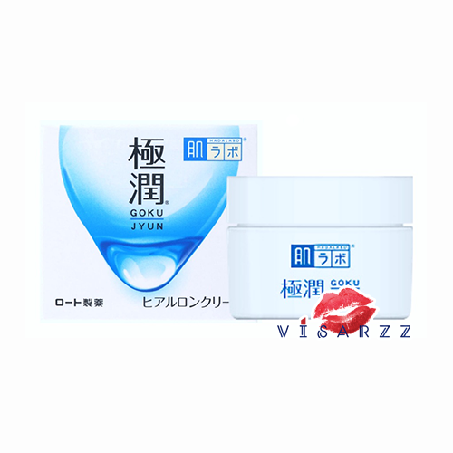 (New Package) Hada Labo Gokujyun Hydrating Cream 50g ฮาดะลาโบะ ครีมบำรุงเพิ่มความชุ่มชื้นให้กับผิว อุดมด้วย Hyaluronic Acid 4 ชนิด ผสานคุณค่าการบำรุงจาก A, C, E Boosting Capsule ฟื้นฟูสภาพผิวให้เรียบเนียน กระชับ อ่อนเยาว์ เสริมสร้างความแข็งแรงให้ผิว เติมค