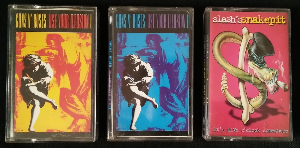 เทปเพลงวง Guns N' Roses และ Slash 3 อัลบั้ม