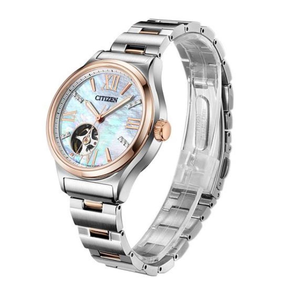 Karnvera Shop Citizen นาฬิกาข้อมือผู้หญิง Automatic PC1009-51D Woman's Watch