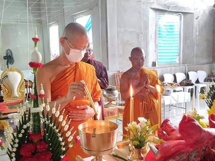 เหรียญ ท้าวเวสสุวรรณ 6กร เนื้อทองเหลือง ปี2564 (เทคนิคทำเหรียญเทหล่อแบบโบราณ) #รับประกันแท้