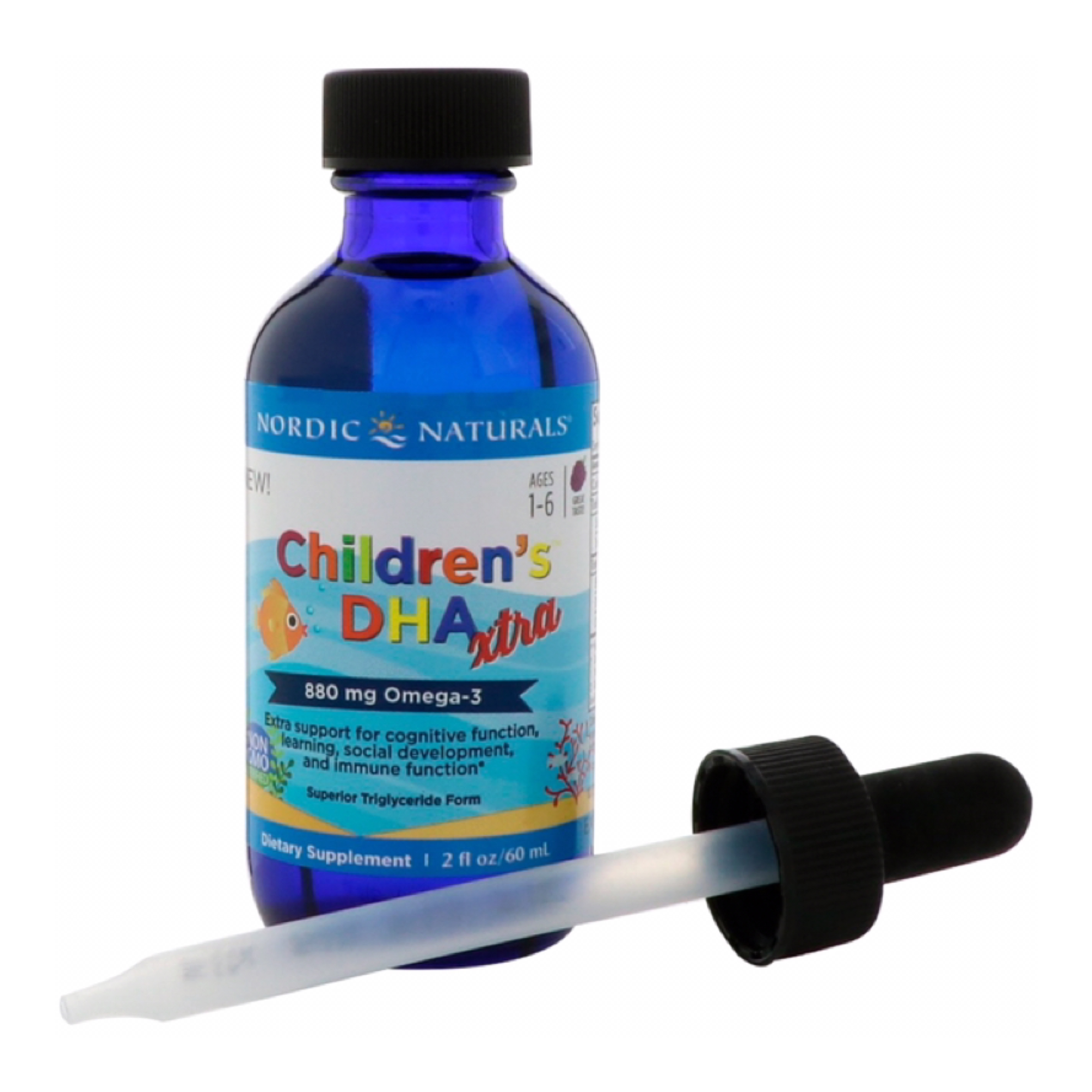 วิตามินเสริมดีเอชเอสูตรเข้มข้นสำหรับเด็ก Nordic Naturals Children's DHA Xtra