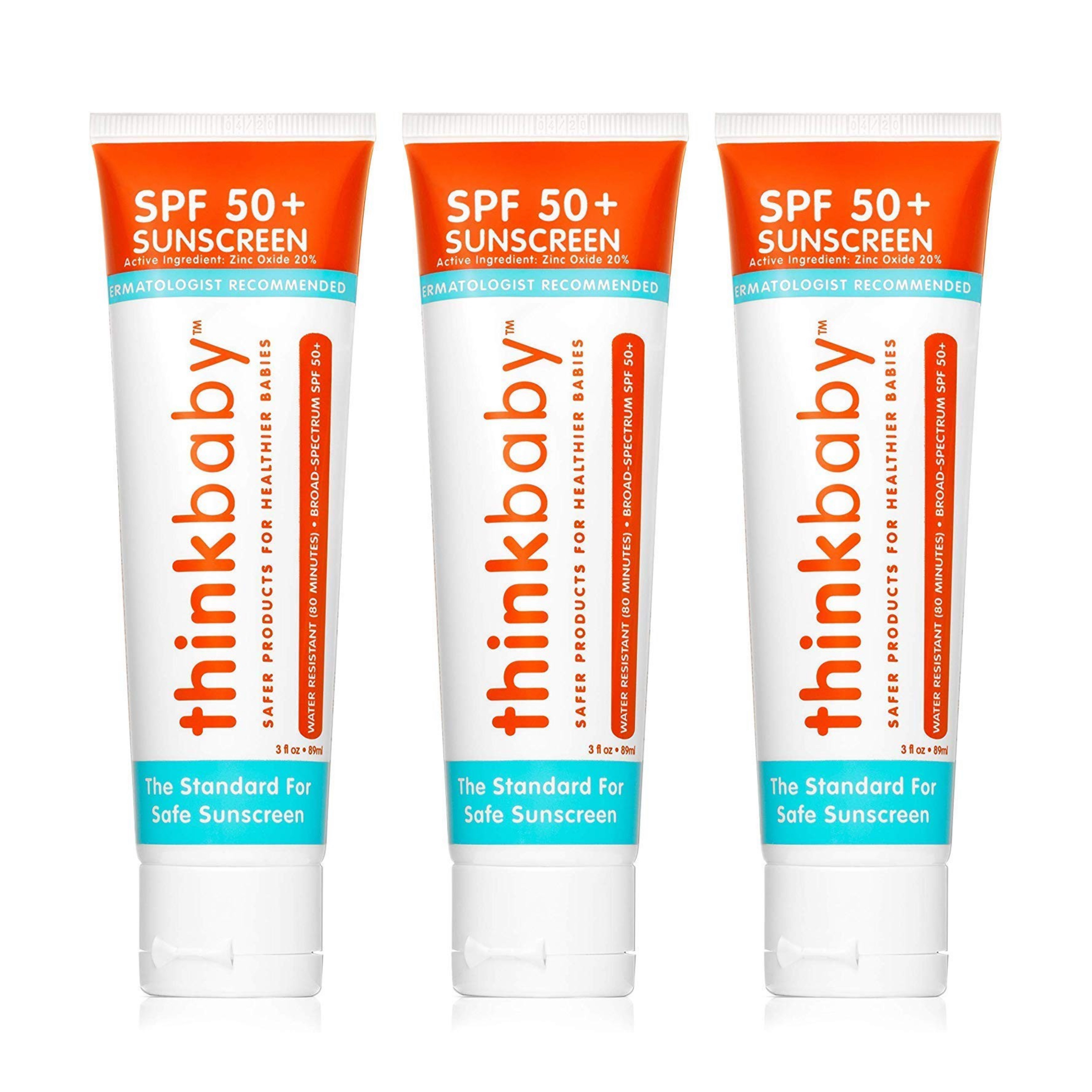 ครีมกันแดดสำหรับผิวบอบบาง thinkbaby Safe Sunscreen SPF50+