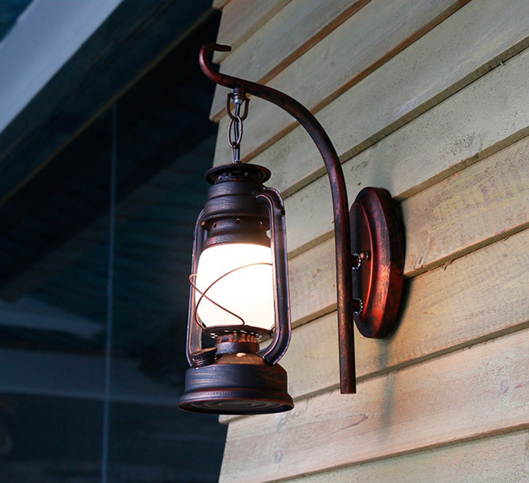 โคมไฟติดผนังทรงตะเกียงสไตล์ Antique [MB-7262]