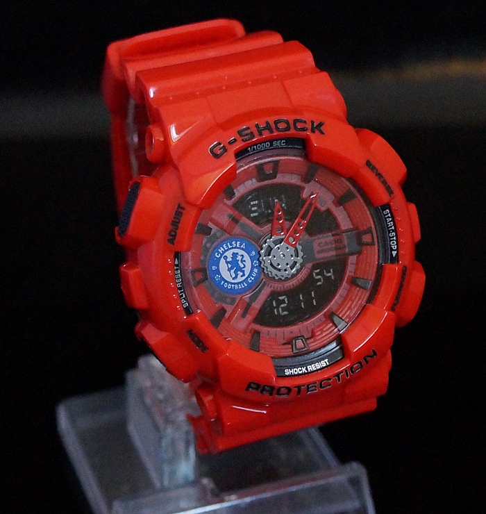 นาฬิกา G-Shock AAA รุ่น Chelsea สีแดง 2 ระบบ ทน หาไม่ได้อีกแล้ว ถูกสุดๆ