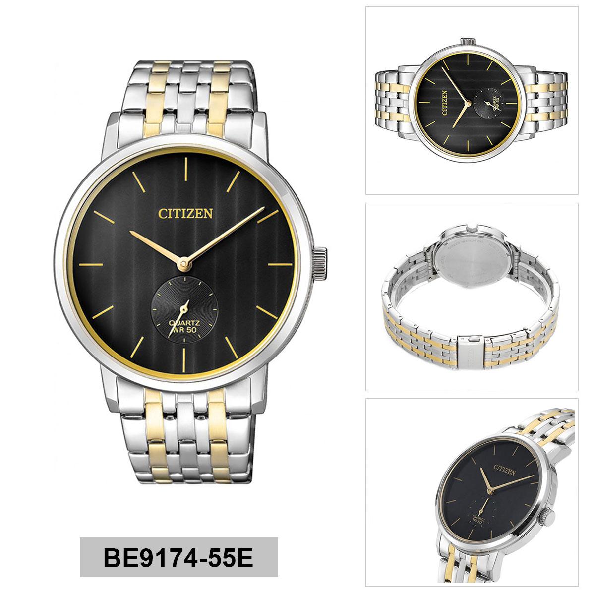 Citizen Analog Black Dial Men's Watch - BE9174-55E