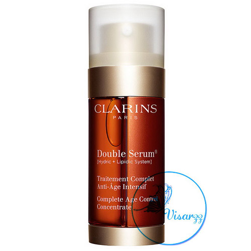 (ตัวเต็ม No Box ลด 40%) Clarins Double Serum [Hydric + Lipidic System] Complete Age Control Concentrate 30mL เซรั่มต่อต้านความร่วงโรยอันดับ 1