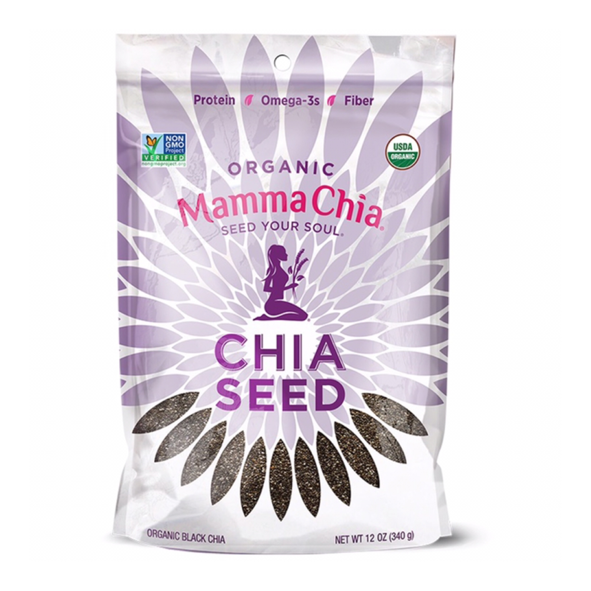 เมล็ดเจียปลอดสารพิษ Mamma Chia Organic Black Chia Seed