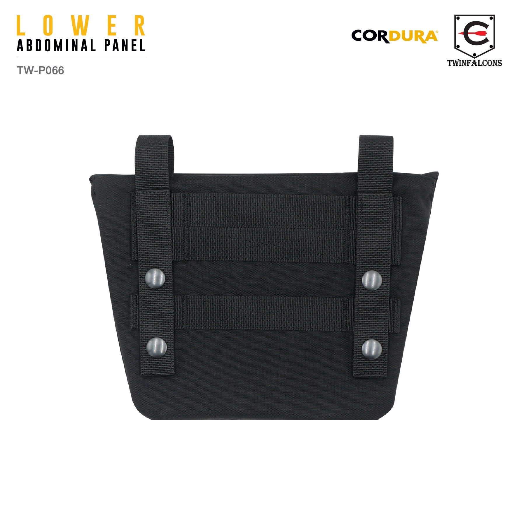 🇹🇭⫸ ซองใส่เพลทขาหนีบ Lower Abdominal Panel ( Twinfalcons ) [ TW-P066 ]