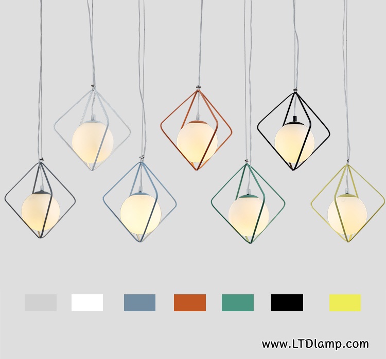 โคมไฟโมเดิร์น, Modern lampหลากสี
