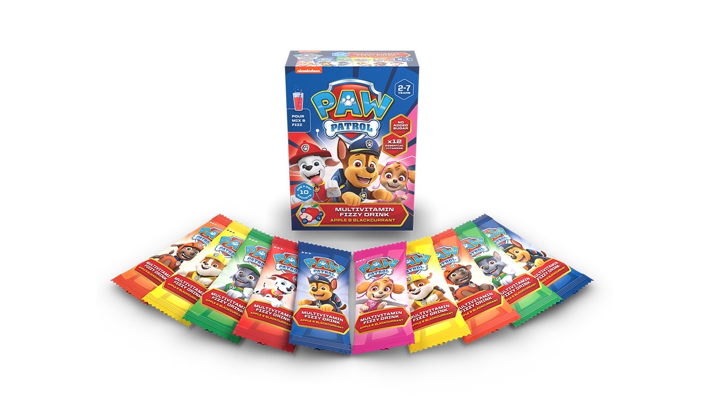 วิตามินรวมสำหรับเด็ก Nickelodeon Paw Patrol Multivitamin Fizzy Drink