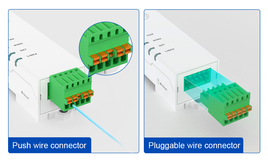 อุปกรณ์แปลงสัญญาณ RS485/RS232 TO LAN Support Modbus TCP/MQTT/HTTP(USR-DR132/134)
