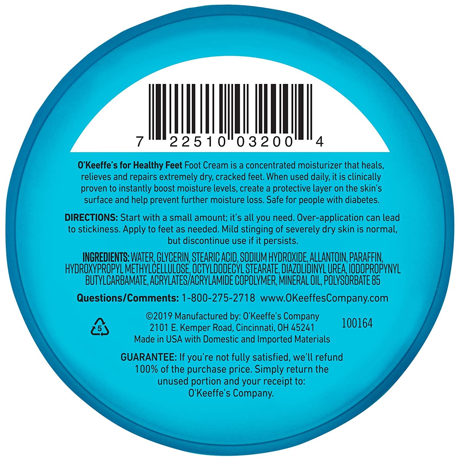 ครีมบรรเทาอาการส้นเท้าแตก O'KEEFFE'S For HEALTHY FEET Foot Cream