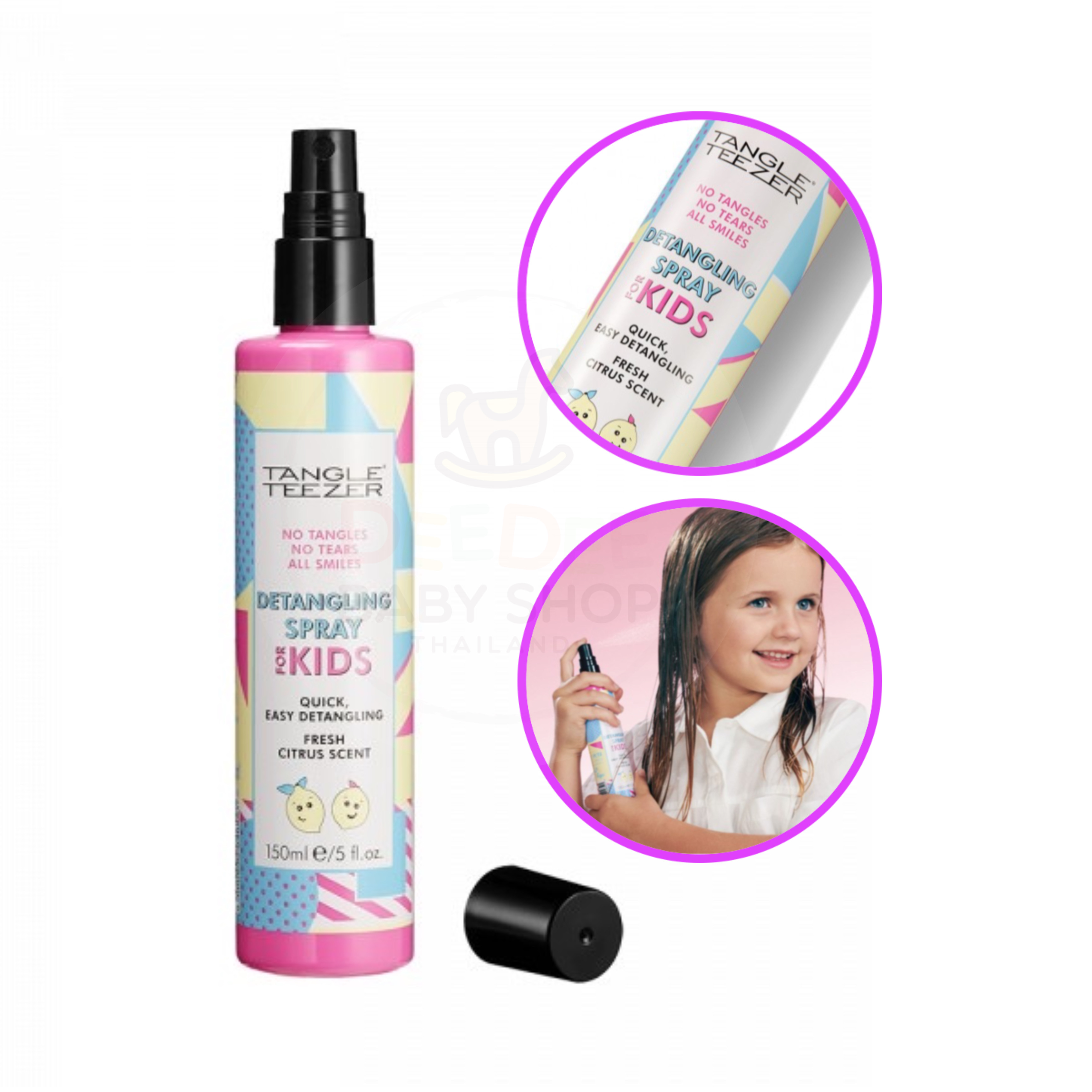 สเปรย์ลดปัญหาเส้นผมพันกันสำหรับเด็ก TANGLE TEEZER Everyday Detangling Spray for Kids
