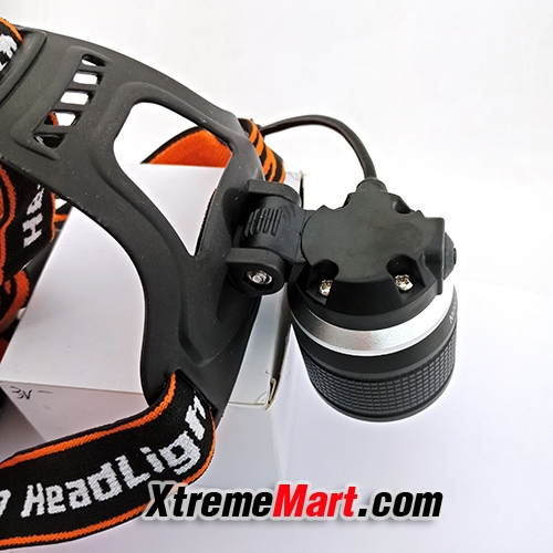 ชุดเชตไฟฉายคาดหัวซูม 2 หลอดคู่ ปรับองศาได้ แสงขาว+แสงเหลือง รุ่น ZJ-33-38000W Cree Q5 Dual Light Source Zoom Headlamp