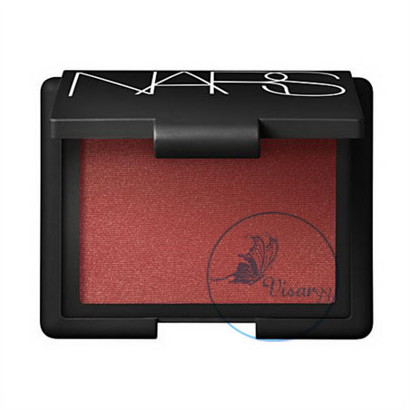(ตัวเต็มมีกล่อง ผลิต 07/12) Nars Blush Cheek Color # Taos 4.8 g บลัชออนเนื้อฝุ่น สีแดงอมส้มประกายทอง ปัดแล้วเปล่งปลั่งดูสุขภาพดี