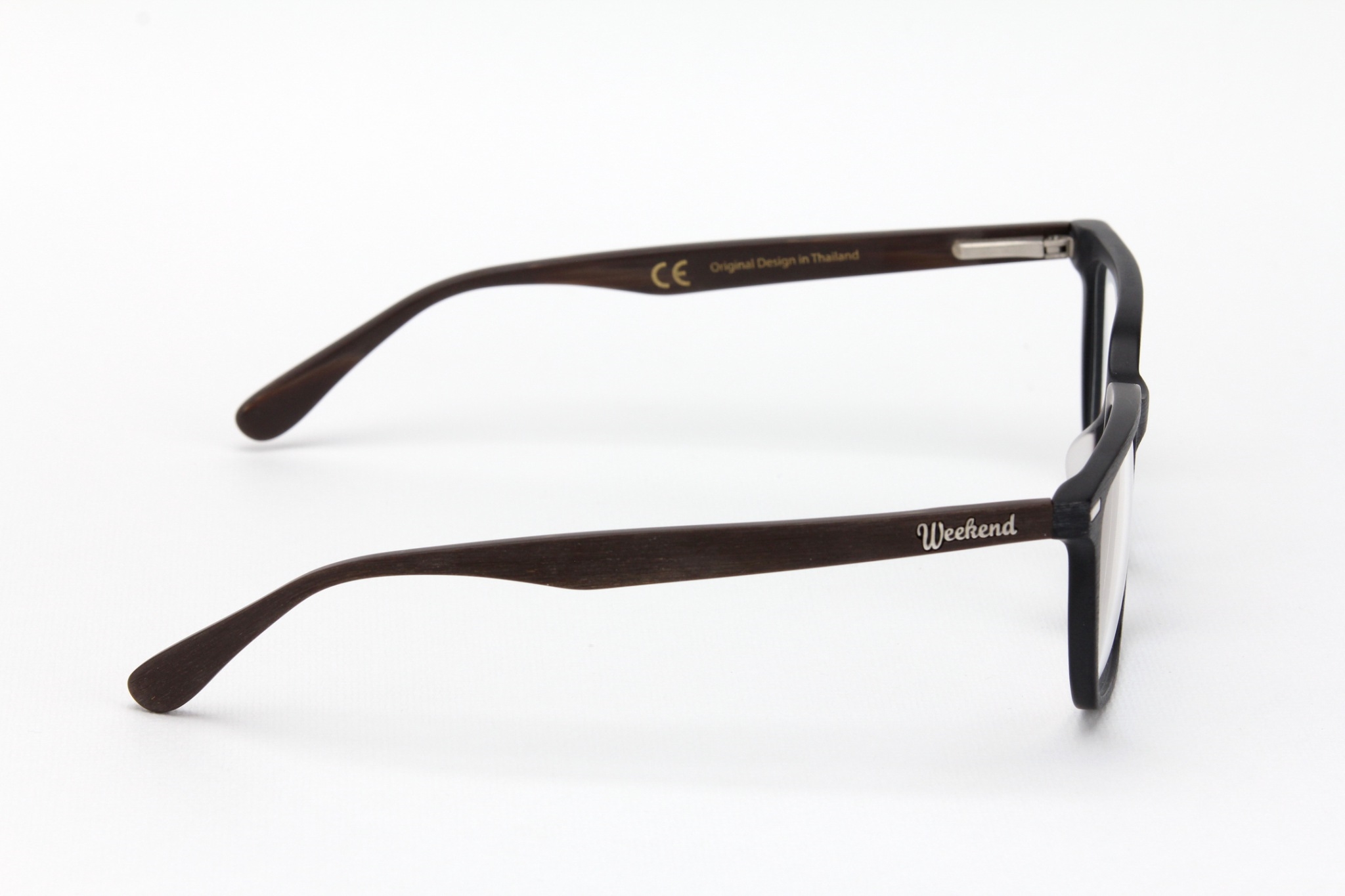 กรอบแว่นสายตาพร้อมคลิปกันแดด Weekend Cannes Black