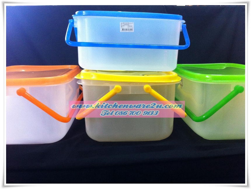 P03615 กล่องหูหิ้วเอนกประสงค์ (24 X 36.2 X 15.5 CM.) No.822-2 เกรดเอ ราคาต่อ 1 โหล : 12 ใบ