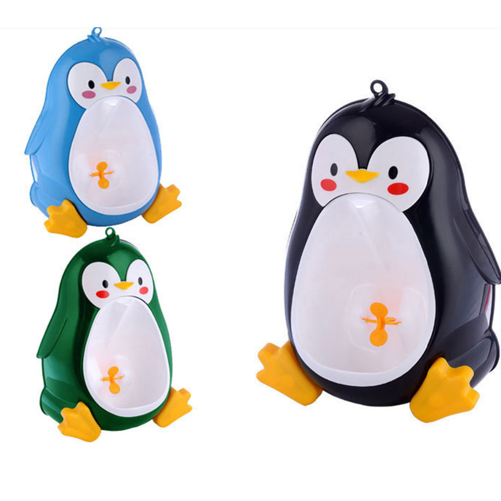 กระโถนฝึกขับถ่ายสำหรับเด็กชาย - Penguin Training Potty for Boys หลากหลายสีสัน