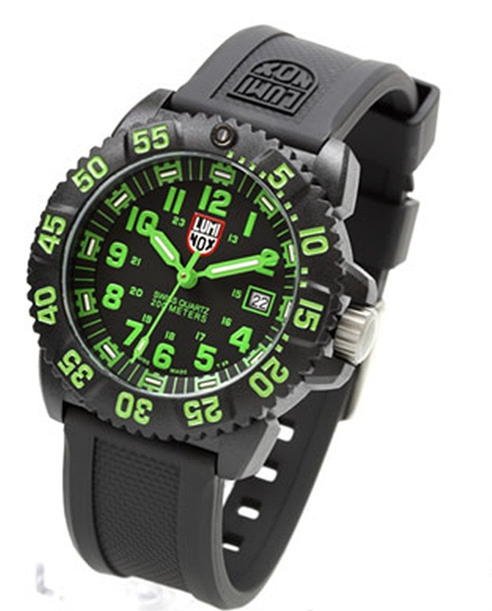 นาฬิกา Luminox 3059 evo navy seal series Watch หน้าปัดเขียวอ่อน เกรด Mirror นาฬิกาแนวสปอร์ต ออกแบบให้หน่วยทหาร U.S.