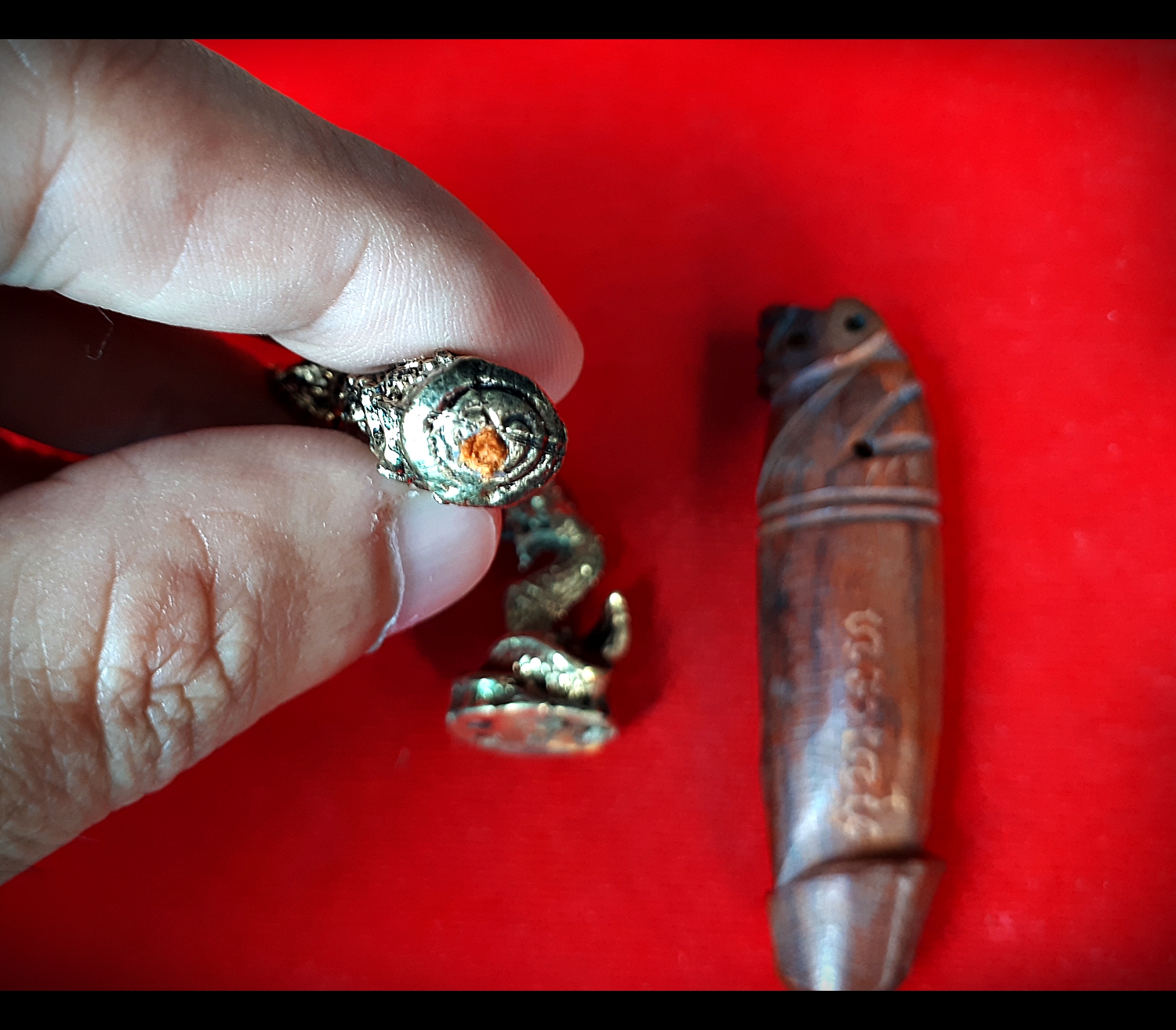 ตะกรุด พญานาคราชคำรณ ปี2561 #รับประกันแท้ - หลวงพ่อหนุน วัดพุทธโมกข์