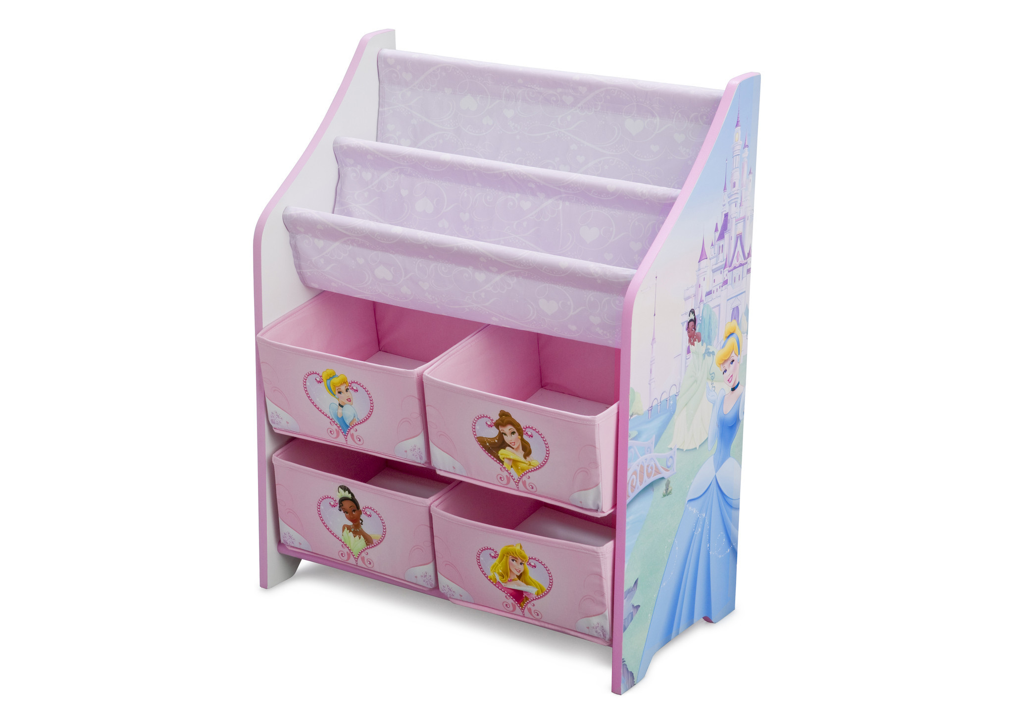 ชั้นเก็บหนังสือและของเล่นสำหรับเด็ก Delta Children Book & Toy Organizer (Disney Princess)