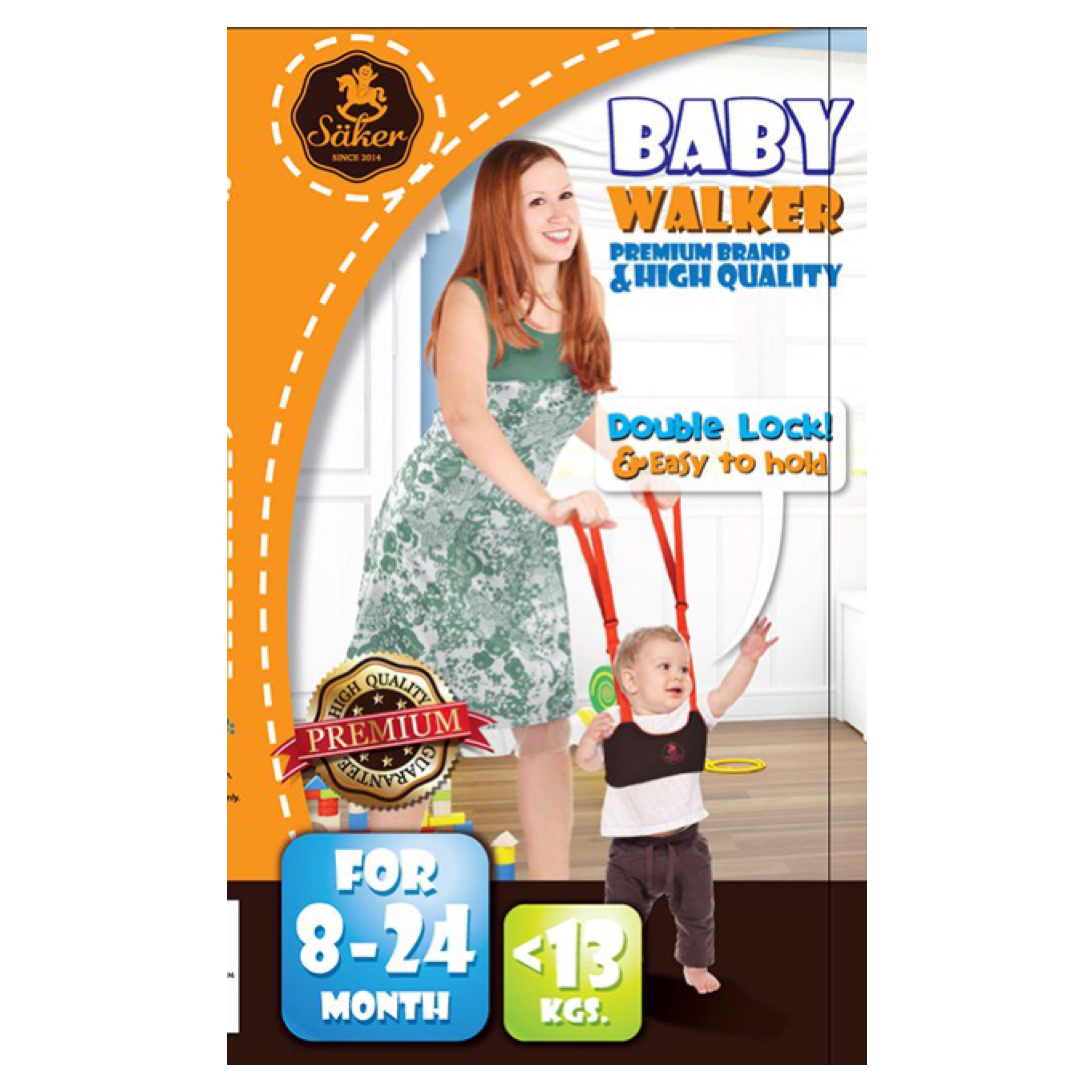 สายพยุงหัดเดินคุณภาพพรีเมี่ยม Säker Baby Walker