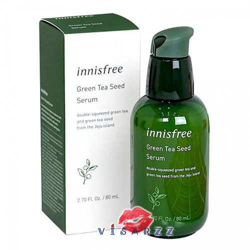 Innisfree Green Tea Seed Serum 80mL สูตรปรับปรุงใหม่ เพิ่มความเข้มข้นของ Beauty Green Tea ถึง 3.5 เท่า