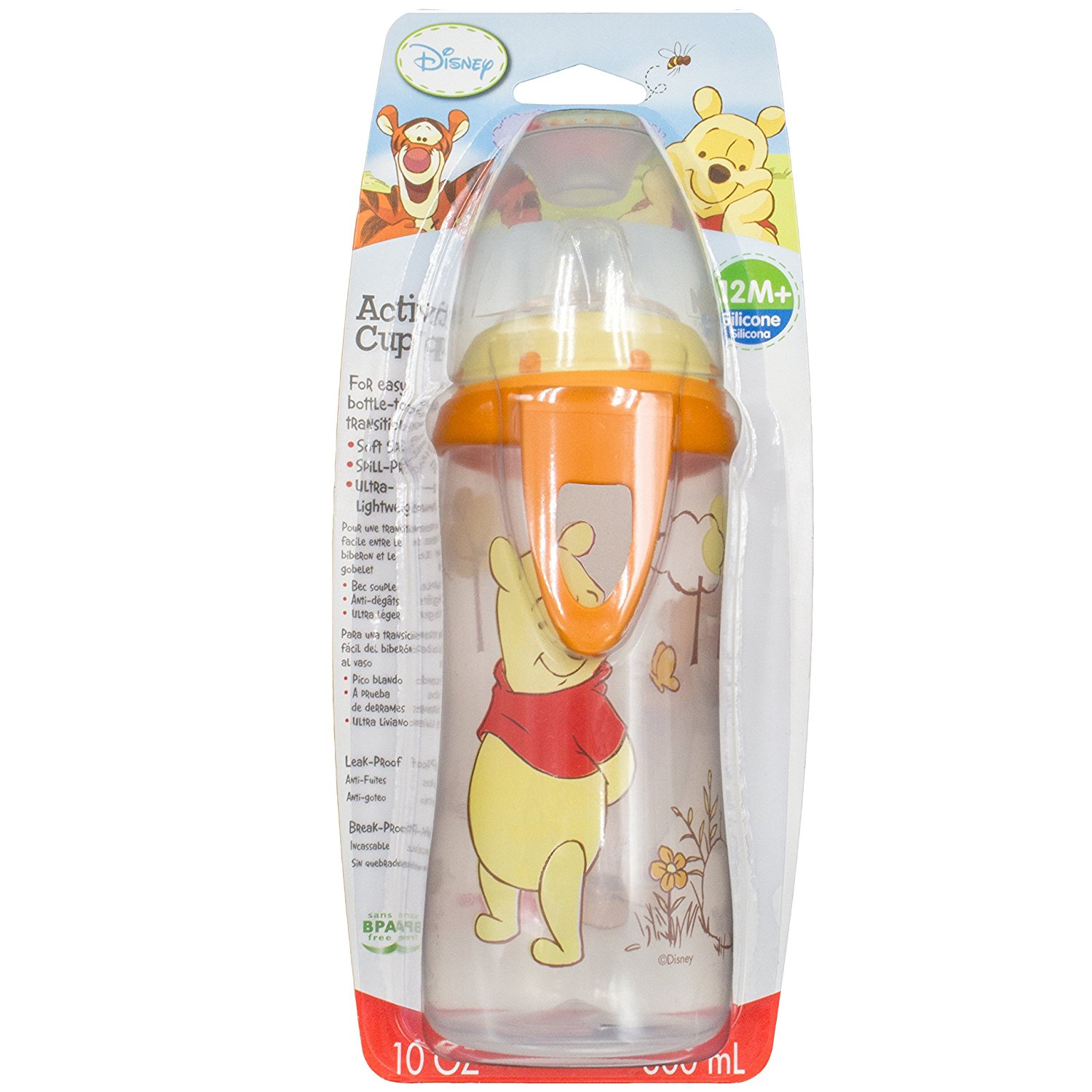 ถ้วยหัดดื่มปลอดสารพิษ Nuk 10-Oz Active Cup (Winnie the Pooh)