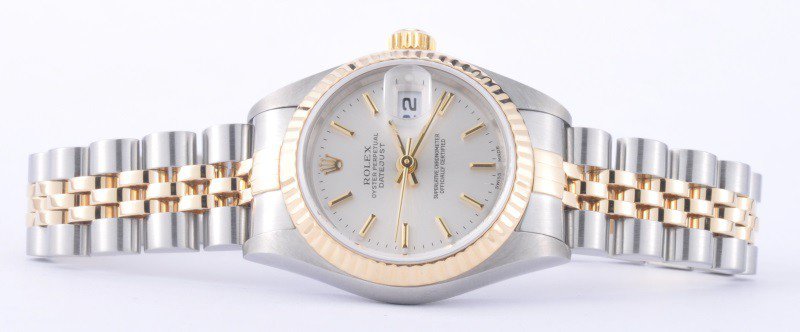 นาฬิกา Rolex DateJust Rose เกรด Mirror หน้าปัดสีขาว สายสีทองสลับเงินสวยสุดๆ