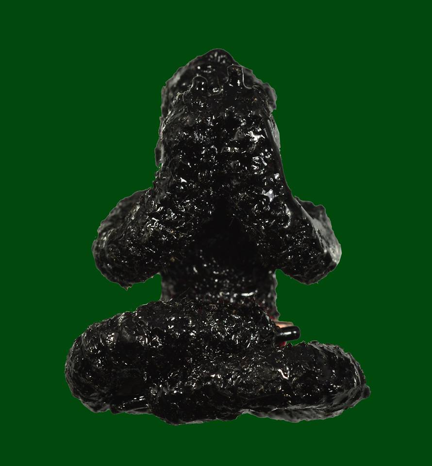 หุ่นพยนต์ หลวงพ่อเขียว(พ่อท่านเขียว หลวงตาเขียว) วัดห้วยเงาะ ปี2558