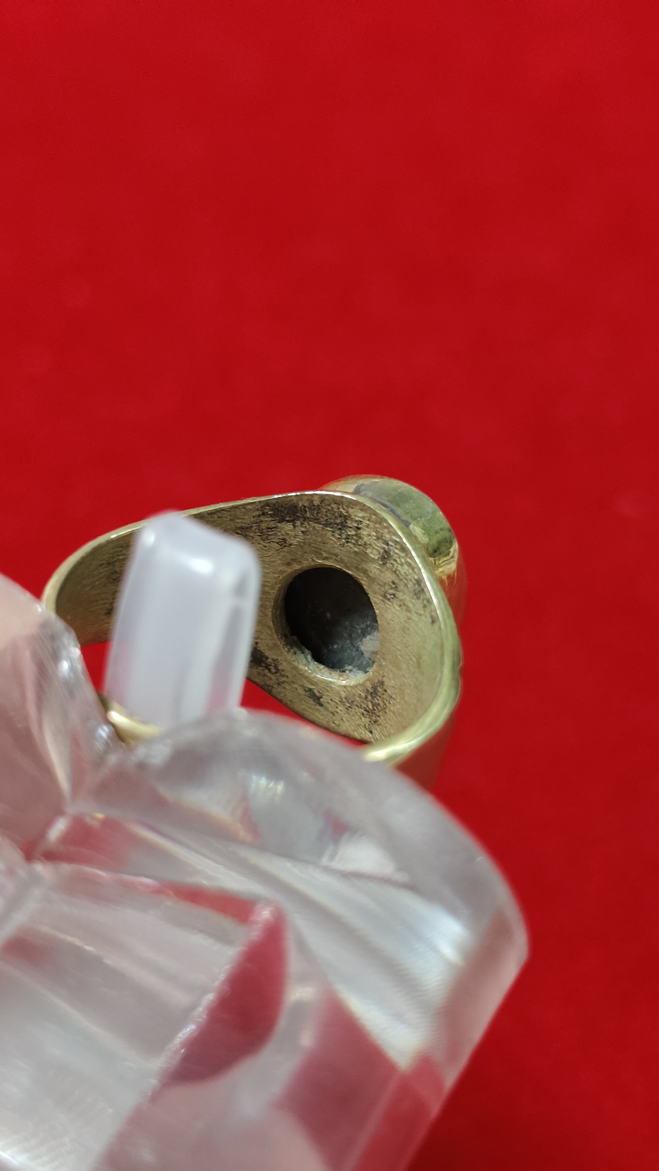 #แหวนแก้วโป่งข่าม (แก้วแร) รหัสR-0066