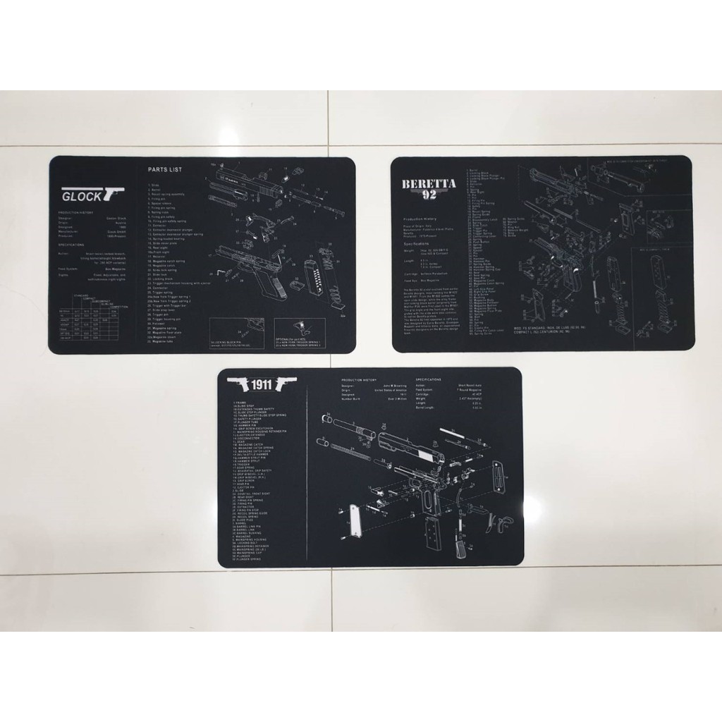 ⫸ แผ่นรองอเนกประสงค์ Gʋn Cleaning Mat (สั้น) ขนาด 28x43 cm.