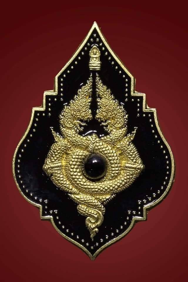 เหรียญ พญนาคเกี้ยว ปี2561 #รับประกันแท้ - ครูบากฤษดา วันสันพระเจ้าแดง(วัดป่ายาง) จ.ลำพูน