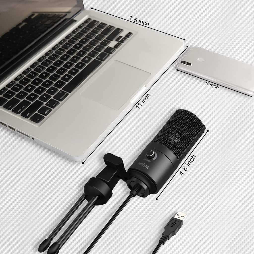 FIFINE K669 USB Microphone 20khz Condenser